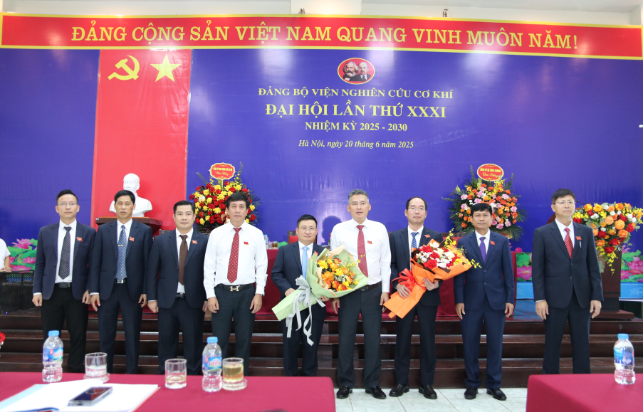 Đại hội Đảng bộ Viện Nghiên cứu Cơ khí lần thứ XXXI, nhiệm kỳ 2025 - 2030
