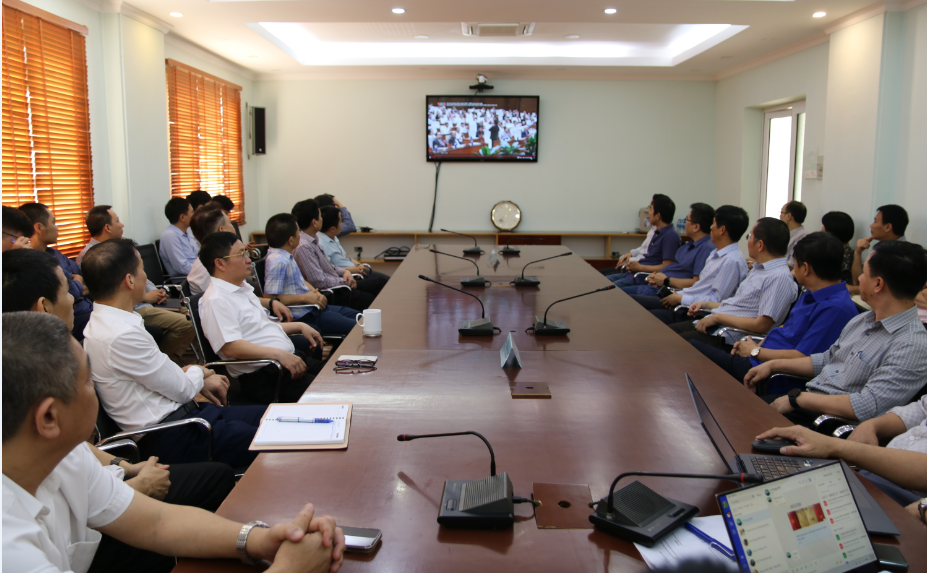 Tiếp sóng Hội nghị trực tuyến toàn quốc quán triệt, triển khai thực hiện Nghị quyết Hội nghị lần thứ 11 Ban Chấp hành Trung ương Đảng khóa XIII