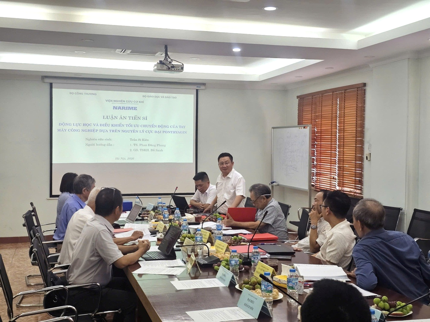 Thông tin buổi lễ bảo vệ LATS cấp Viện, đề tài: 
